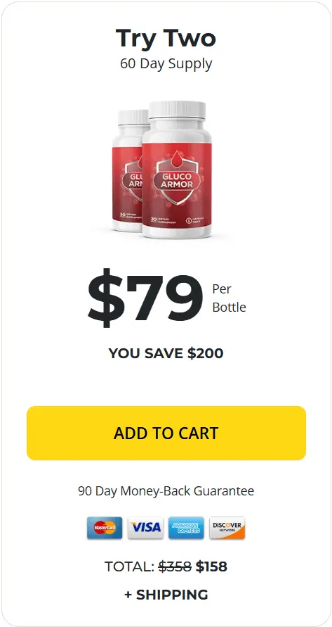 Gluco Armor one bottle